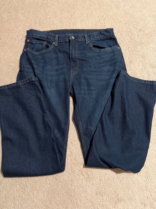Levi's Other - Levi's 505 Dark Blue Straight-Leg Men’s Jeans